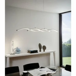 Luminaires Eglo Lampe à poser Eglo LASANA 2 LED Chrome, 2 lumières* Éclairage Led