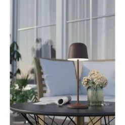 Luminaires Eglo Lampe à poser Eglo MANNERA LED Rouille, 1 lumière