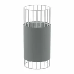 Lampes En Tissu-Luminaires Eglo Lampe à poser Eglo NORUMBEGA Gris, Blanc, 1 lumière