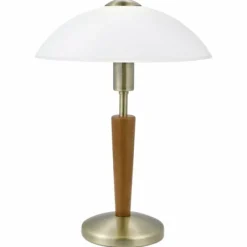 Luminaires Eglo Lampe à poser Eglo SOLO 1 Brun foncé