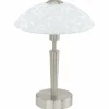 Luminaires Eglo Lampe à poser Eglo SOLO Nickel mat