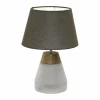 Lampes En Tissu-Luminaires Eglo Lampe à poser Eglo TAREGA Brun, Gris, 1 lumière