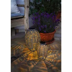 Luminaires Eglo Lampe à poser Eglo Z_SOLAR LED Gris, 1 lumière