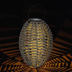 Luminaires Eglo Lampe à poser Eglo Z_SOLAR LED Gris, 1 lumière