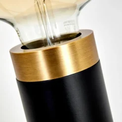 Lampes Vintages & Rétros-hofstein Lampe à poser Eichokori Cuivre, Noir, 1 lumière