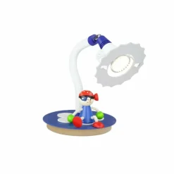 Lampes En Bois-Luminaires Elobra Lampe à poser Elobra JACK Bleu, 1 lumière