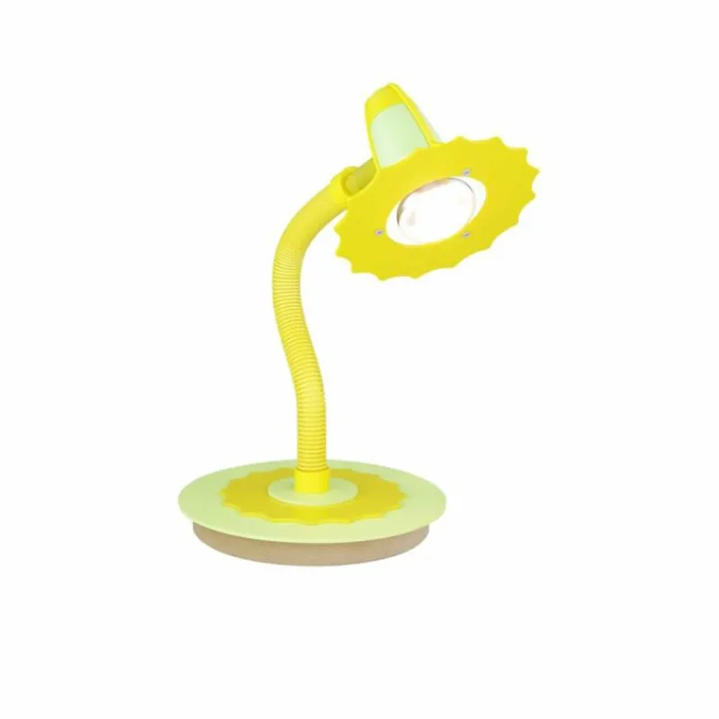 Lampes En Bois-Luminaires Elobra Lampe à poser Elobra STERNBLÜTE Jaune, Vert, 1 lumière