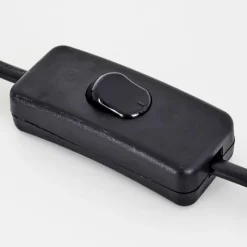 Lampes Vintages & Rétros-hofstein Lampe à poser Etowah Brun, Noir, 1 lumière