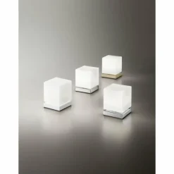 Luminaires Fabas Luce Lampe à poser Fabas Luce Brenta LED Blanc, 1 lumière