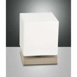 Luminaires Fabas Luce Lampe à poser Fabas Luce Brenta LED Or, 1 lumière