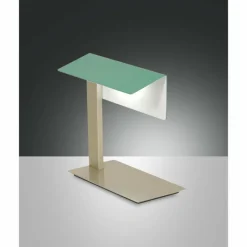 Lampes Dorées-Luminaires Fabas Luce Lampe à poser Fabas Luce Washington LED Or, Vert, 1 lumière