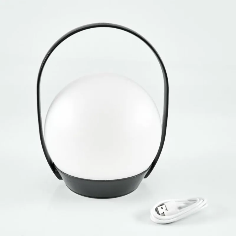 hofstein Lampe à poser Fair LED Noir, 1 lumière, Changeur de couleurs