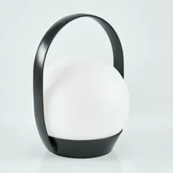 hofstein Lampe à poser Fair LED Noir, 1 lumière, Changeur de couleurs