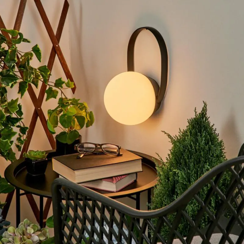 hofstein Lampe à poser Fair LED Noir, 1 lumière, Changeur de couleurs