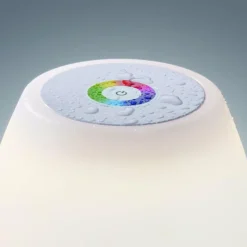 FHL easy Lampe à poser Barletta LED Blanc, 1 lumière, Changeur de couleurs