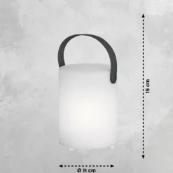 FHL easy Lampe à poser Ciro LED Blanc, 1 lumière, Télécommandes, Changeur de couleurs