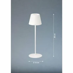 FHL easy Lampe à poser Cosenza LED Blanc, 1 lumière, Changeur de couleurs
