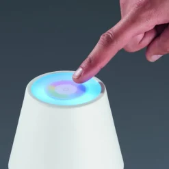 FHL easy Lampe à poser Cosenza LED Blanc, 1 lumière, Changeur de couleurs