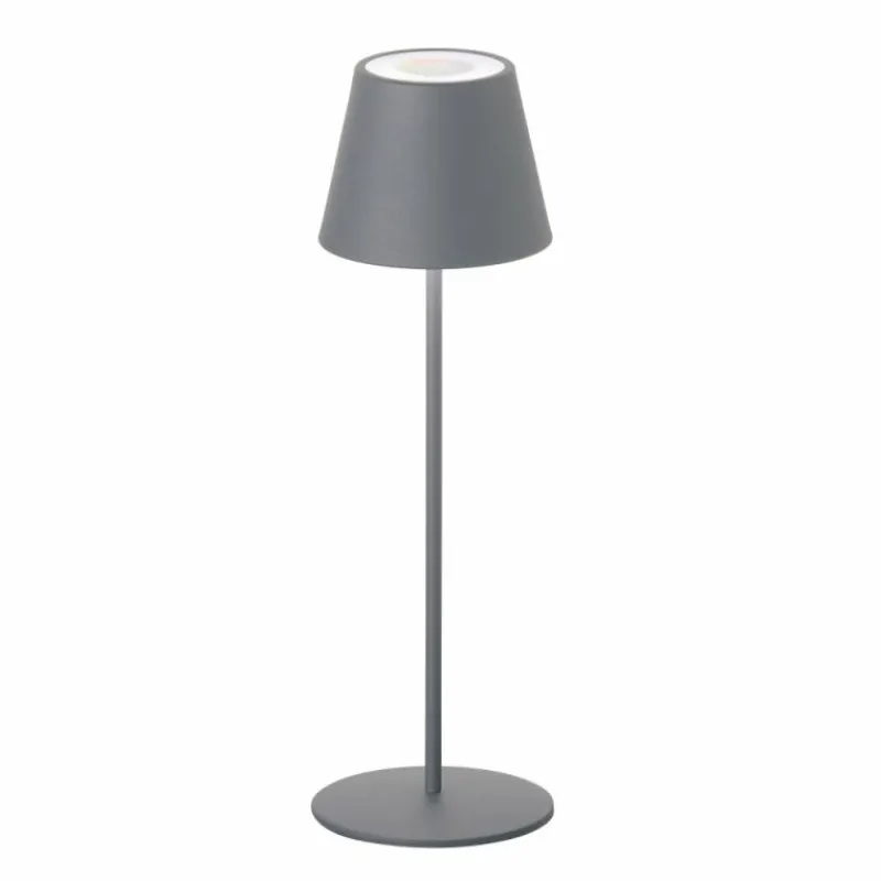 FHL easy Lampe à poser Cosenza LED Gris, 1 lumière, Changeur de couleurs