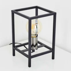 Lampes Vintages & Rétros-hofstein Lampe à poser Flambeau Noir, 1 lumière