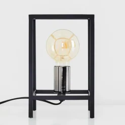 Lampes Vintages & Rétros-hofstein Lampe à poser Flambeau Noir, 1 lumière