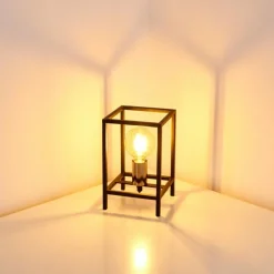 Lampes Vintages & Rétros-hofstein Lampe à poser Flambeau Noir, 1 lumière