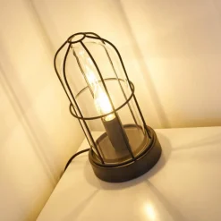 Lampes Industrielles-hofstein Lampe à poser Fortymile Noir, 1 lumière