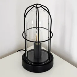 Lampes Industrielles-hofstein Lampe à poser Fortymile Noir, 1 lumière