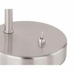 Luminaires Globo Lighting Lampe à poser Globo ASHGAAN Nickel mat, 1 lumière* Lampes À Poser