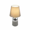 Lampes En Tissu-Luminaires Globo Lighting Lampe à poser Globo EUGEN Gris, 1 lumière