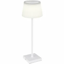 Luminaires Globo Lighting Lampe à poser Globo GREGOIR LED Blanc, 1 lumière