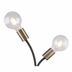 Luminaires Globo Lighting Lampe à poser Globo HEBUL Noir, 2 lumières* Lampes À Poser