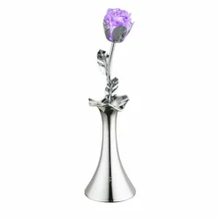 Luminaires Globo Lighting Lampe à poser Globo LED Chrome, 1 lumière, Changeur de couleurs* Éclairage Led