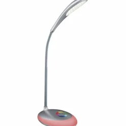 Luminaires Globo Lighting Lampe à poser Globo MINEA LED Argenté, 1 lumière, Changeur de couleurs* Éclairage Led