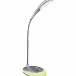 Luminaires Globo Lighting Lampe à poser Globo MINEA LED Argenté, 1 lumière, Changeur de couleurs* Éclairage Led