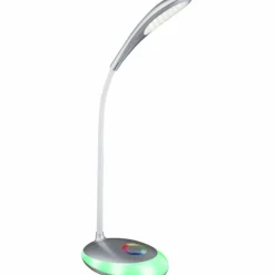 Luminaires Globo Lighting Lampe à poser Globo MINEA LED Argenté, 1 lumière, Changeur de couleurs* Éclairage Led