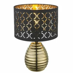 Lampe Turque-Luminaires Globo Lighting Lampe à poser Globo MIRAUEA Or, 1 lumière