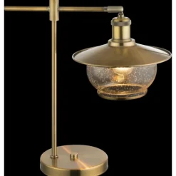 Luminaires Antiques-Luminaires Globo Lighting Lampe à poser Globo NEVIS Bronze, 1 lumière