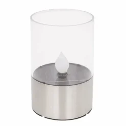 Luminaires Globo Lighting Lampe à poser Globo SOLAR LED Acier inoxydable, 1 lumière* Lampes À Poser