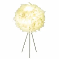 Lampes En Tissu-Luminaires Globo Lighting Lampe à poser Globo SUN Nickel mat, 1 lumière