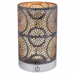 Luminaires Orientaux-Luminaires Globo Lighting Lampe à poser Globo TIMARZ LED Noir, 1 lumière