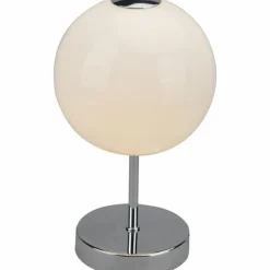 Luminaires Globo Lighting Lampe à poser Globo Trude LED Nickel mat, 1 lumière