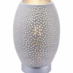 Luminaires Globo Lighting Lampe à poser Globo VAS Argenté, 1 lumière* Lampes À Poser