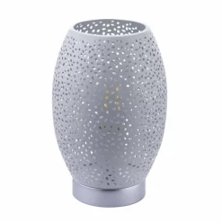 Luminaires Globo Lighting Lampe à poser Globo VAS Argenté, 1 lumière* Lampes À Poser