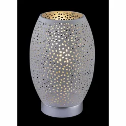 Luminaires Globo Lighting Lampe à poser Globo VAS Argenté, 1 lumière* Lampes À Poser