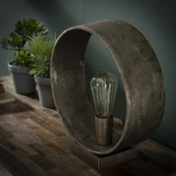 Lampes Vintages & Rétros-hofstein Lampe à poser GORREDIJK Rouille, 1 lumière