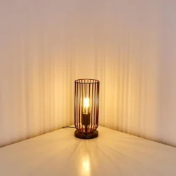 hofstein Lampe à poser Gresso Noir, 1 lumière