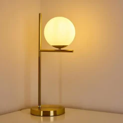 hofstein Lampe à poser Hogatza Laiton, 1 lumière