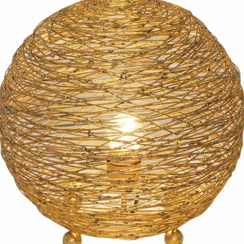 Lampes Dorées-Luminaires Holländer Lampe à poser Holländer CAMPANO PICCOLO Or, 1 lumière