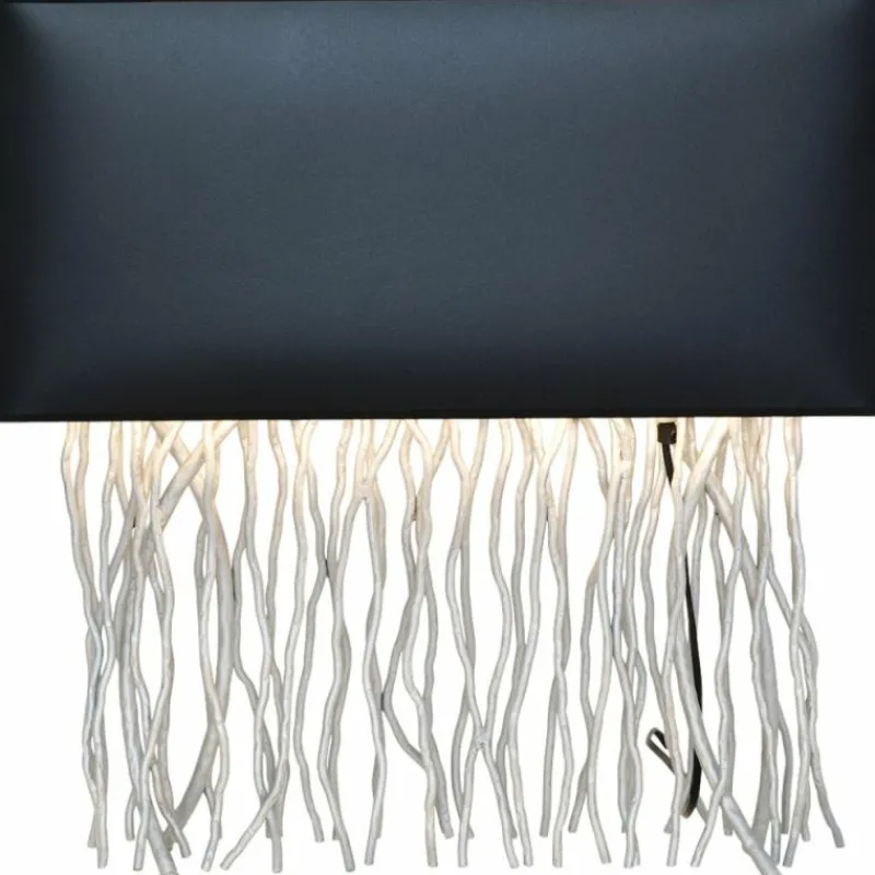 Lampes En Tissu-Luminaires Holländer Lampe à poser Holländer CAPRI Argenté, 2 lumières